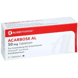 Acarbose AL 50 mg Tabletten 21 St