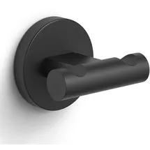Zack SCALA Handtuchhaken doppelt Schwarz 40855