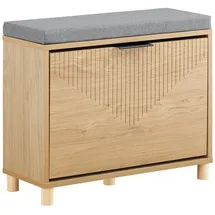 SoBuy Schuhbank 60 x 50 x 24 cm beige / beige