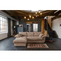 KAWOLA Sofa ASOKA Ecksofa Bettsofa Schlafsofa mit Stauraum Cord