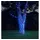 vidaXL LED-Lichterkette Solar 1 m Blau