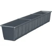 geli Blumenkasten Standard 100 x 17,5 x 14,5 cm anthrazit