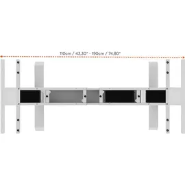 Celexon Höhenverstellbarer Schreibtisch Professional eAdjust-58123 150 x 75 cm