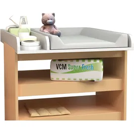 VCM Wickelaufsatz Maße ca. H. 7 x B. 65 x T. 73 cm Wickelaufsatz für Schränke Wickelaufsatz