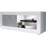 INOSIGN »Basic Breite 140 cm, TV-Board 1 Tür, 2 offene Fächer (Glasboden),«, TV-Kommode, Metallgriff, moderne Rahmenoptik, Farbauswahl