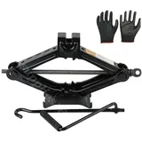Wagenheber-Set | Scherenheber für Autos 2 Tonnen (4.400 lbs) - Reifenheber-Werkzeugsatz | Tragbar, ideal für SUV und Auto