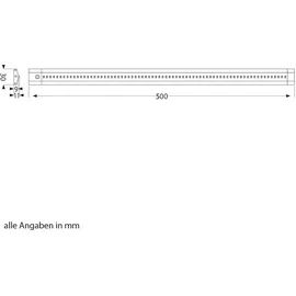 ledscom.de LED Unterbau-Leuchte SIRIS schwarz matt, flach, je 50cm, je 531lm, warm-weiß, 2er Set