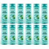 Garnier 12er-Pack Garnier Fructis Shampoo Aloe Hydra Bomb,Feuchtigkeitsspendendes 250ml