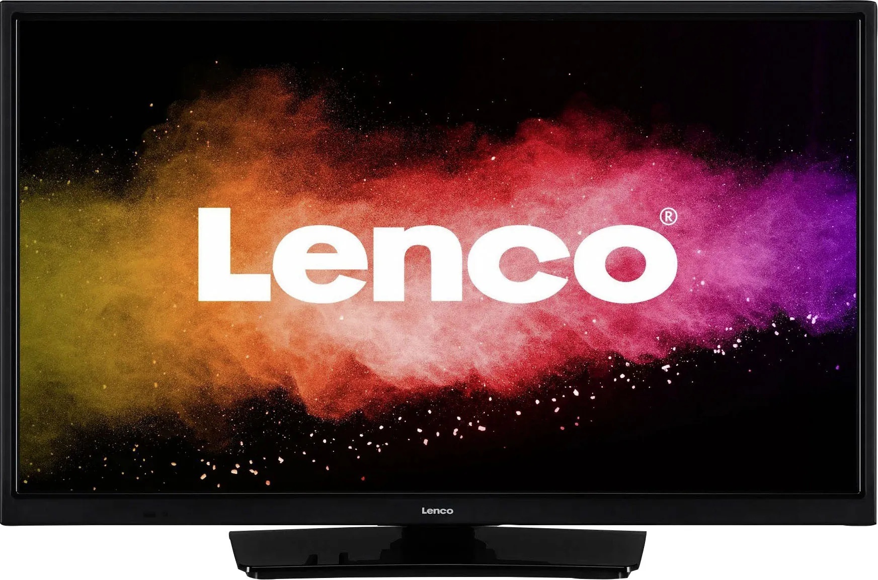 F (A bis G) LENCO LCD-LED Fernseher "DVL-2483BK - Smart-TV mit DVD" schwarz LED Fernseher