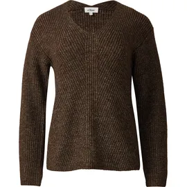 s.Oliver Strickpullover Relaxed Fit V-Ausschnitt Braun 42