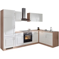 wiho Küchen Winkelküche »Tilda«, mit E-Geräten, 280 x 170 cm weiß