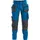 DASSY DASSY® Flux Multitaschen-Bundhose mit Stretch und Kniepolstertaschen - azurblau/anthrazitgrau - 58