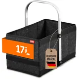 Achilles Einkaufskorb Faltbar grau 40 x 24 x 20 cm