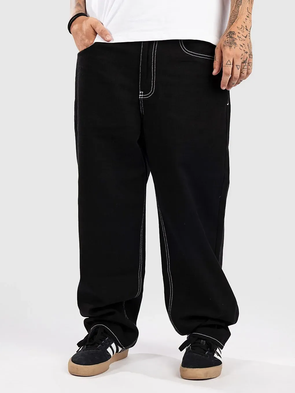 Empyre Loose Fit Sk8 Jeans blk contras Gr. 34