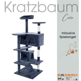 Estexo Coco Kratzbaum 130 cm dunkelgrau
