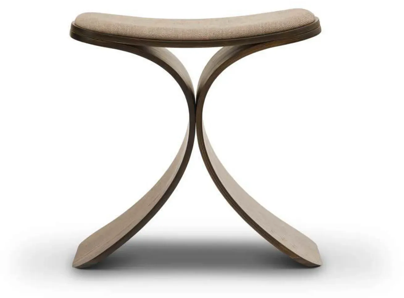 Barstühle GEJST, Beige, für Esszimmer, Holz - 48 - 28 - 45