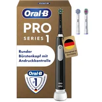 Oral-B Pro Series 1 Plus Edition schwarz + 3 Aufsteckbürsten
