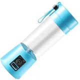 Ailgely Tragbarer Persönlicher Mixer Smoothie Maker, Mini Mixer für Smoothies und Shakes mit 6 Edelstahlmesser, 380ml Standmixer Persönlicher für Babynahrung, Fitnessstudio, Reisen