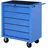 Homcom Werkzeugwagen Metall 67,5x33x77 cm blau unbestückt