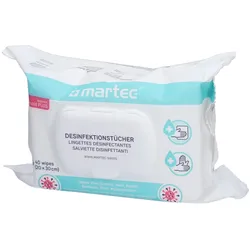 Martec Desinfektionstücher 70% Ethanol