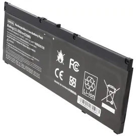 AccuCell Akku passend für HP Pavilion 15-CX, Li-Polymer, 11,55V, 4550mAh, 53Wh