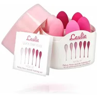 Leslie, Beckenbodentrainer, Kegel Fit Pelvic Muscle Training Set 6-teilig (110 Gramm, 50 Gramm, 80 Gramm, 95 Gramm)