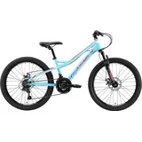 Bikestar Jugendfahrrad BIKESTAR Fahrräder Gr. 33cm, 24 Zoll (60,96cm), blau (türkis) Kinder