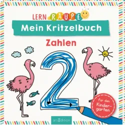 ARSEDITION 134045 Lernraupe - Mein Kritzelbuch Zahlen