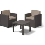ALLIBERT Victoria Set 3-tlg. Braun