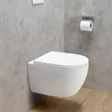 Evineo ineo3 Wand-Tiefspül-WC mit WC-Sitz Weiß