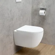 Evineo ineo3 Wand-Tiefspül-WC mit WC-Sitz Weiß