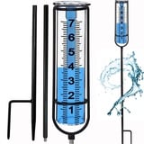 Feliciay Regenmesser für den Außenbereich,Garten Plastik Niederschlagsmesser,für Rasen, Hof und Garten Dekoration, wetterbeständig Anti Kälte und Anti Riss,Anti Deformation(Anzug)