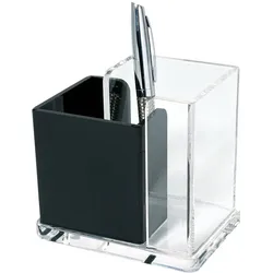 WEDO Stifthalterung - Acryl - Schwarz, kristallklar