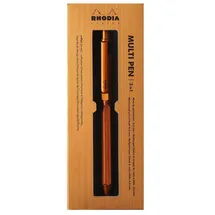 Rhodia Multifunktionsstift scRipt MultiPen, 3-in-1, orange,2 Kugelschreiberminen,1 Druckbleistiftmine