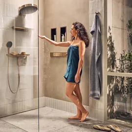 Hansgrohe Rainfinity BK 502x80mm, m Duschablage, brush. bron