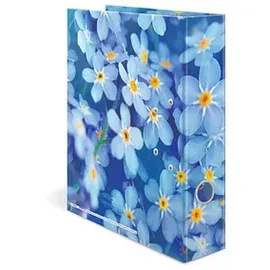 Herma Ordner Blue Flowers Motivordner 7,0 cm DIN A4