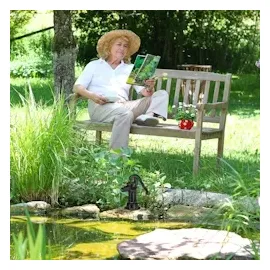 Relaxdays Deko Pumpe Gusseisen