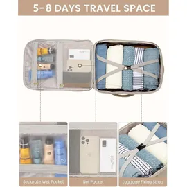 luxuskollektion Handgepäck Rucksack 50L Wasserdicht 18 Zoll