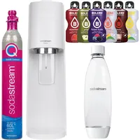 SodaStream Terra White Wassersprudler + eine weiße Flasche + Bolero - Weiß