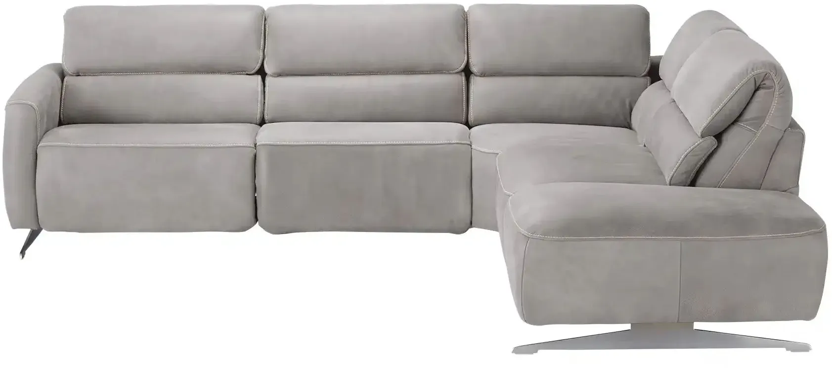 Musterring Ecksofa  MR260 ¦ grau ¦ Maße (cm): B: 281 H: 82 T: 248.0