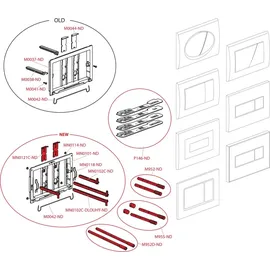 alcadrain s.r.o. Alcadrain WC | Betätigungsplatte M372 Chrom-Matt