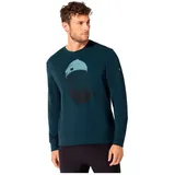 super.natural Sailor Pullover Blueberry / Jet Black / Citadel Blue XL