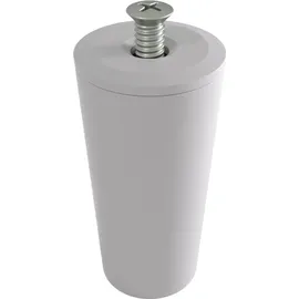 BAUHELD Rolladenstopper 40mm Offen 8 Stück Hellgrau