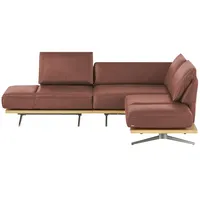 KOINOR Ecksofa  Phoenix ¦ rot ¦ Maße (cm): B: 253 H: 87 T: 209