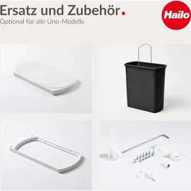 HAILO AS Uno 18 l edelstahl/schwarz