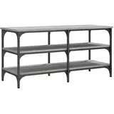 vidaXL Schuhbank 100 x 38,5 x 49 cm grau / grau