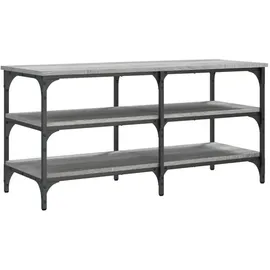 vidaXL Schuhbank 100 x 38,5 x 49 cm grau / grau