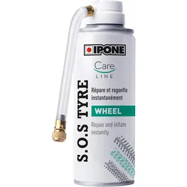 IPONE - Pannenschutzspray SOS TYRE - Repariert und Füllt Ihren Reifen - Transportables Format