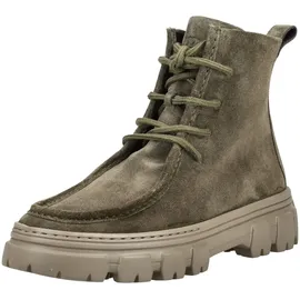 Paul Green Stiefelette Veloursleder", Damen, oliv, Größe 38