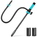 Flüssigkeitstransferpumpe Batteriebetriebene, Tragbare Elektrische Benzinpumpe Kraftstoffpumpe Umfüllpumpe Dieselpumpe, Lquild Transferpumpe Ölpumpe Elektrisch Automatische Absaugung Pumpe (Blau)